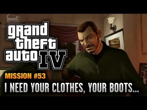 GTA 4 - Mission #53 - I Need Your Clothes, Your Boots, and Your Motorcycle (1080p)