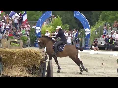 World Championship Working Equitation 2022 in les Herbiers speed test Alteyrac Julie on CALIFA ES