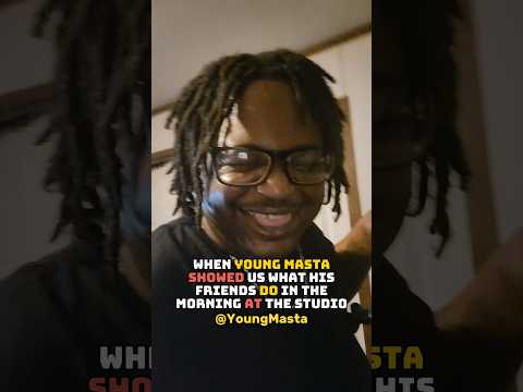 When Young Masta showed us his friends doing the most at the studio...