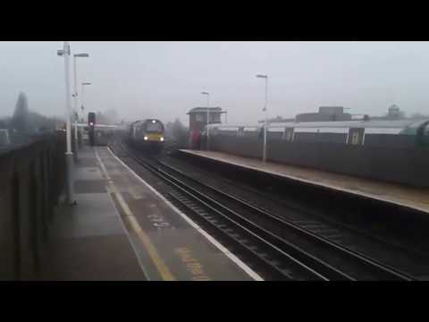 68025 & 68023 on the Northern Belle at Clapham Junction & Reading on 10th February 2017