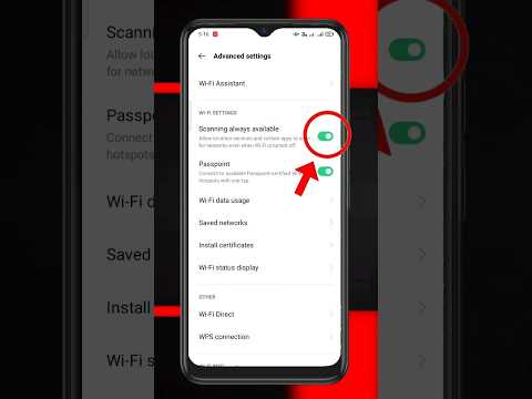 wifi scanner settings on 📲#tech #shorts #viral #reels