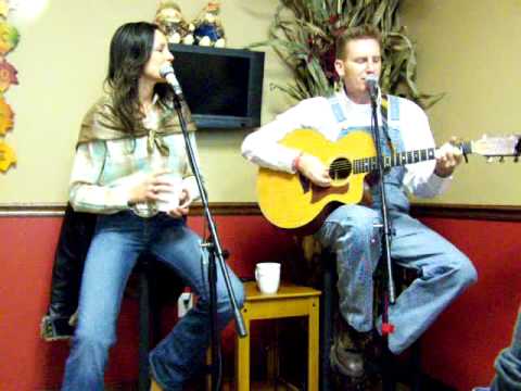 Joey and Rory sing at Cuppy's Coffee