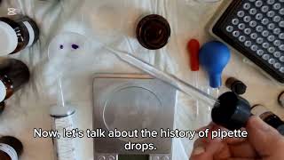 Are All Pipette Drops Equal? Let's Investigate! Highly Accurate Perfumery Tools #perfumer