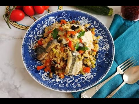 "Cous Cous con Pesce e Verdure: Un Gusto Mediterraneo"