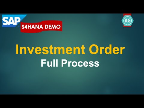 , title : 'Fixed Assets Acquisition with AUC: Investment Order S4HANA Demo'