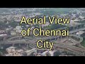 Aerial View Of Chennai City Cloudy Day And Amazing Flight Landing Chennai International Airport