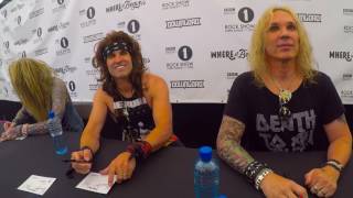 Steel Panther - Signing Tent - Download Festival 2017