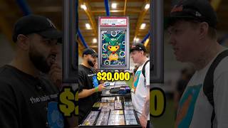 $20,000 Poncho Pikachu Deal.. #pokemoncards #pikachu #cardshow