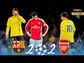 Barcelona Vs Arsenal 2 2 2009 2010 UCL HD Highlights Epic Match Recap