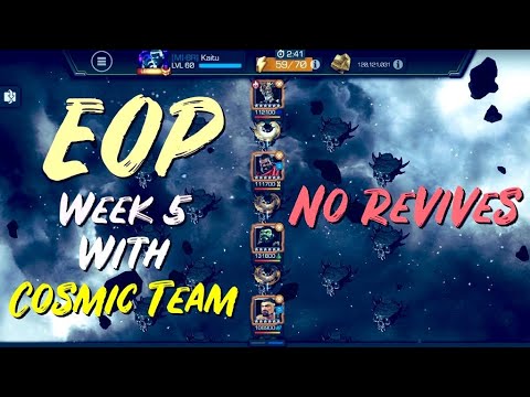 FULL COSMIC TEAM! Eternity Of Pain Anger: Week 5 Finale! REVIVELESS! - Marvel Contest Of Champions