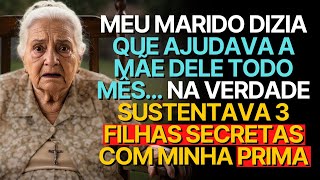 História Real dessa Avó👵❤️:MARIDO DIZIA QUE AJUDAVA A MÃE... MAS SUSTENTAVA 3 FILHAS COM MINHA PRIMA