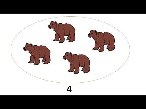 Numarul si cifra 4 -predare (animale salbatice)