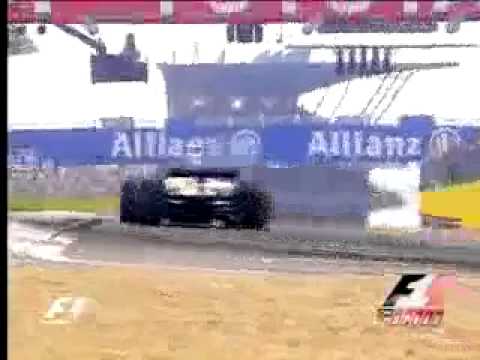 Kimi Raikkonen Crash at Nurburgring 2005  last lap