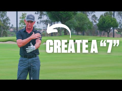Lead Arm & Shoulder Connection: Maintain a "7" to Create Width in Your Backswing