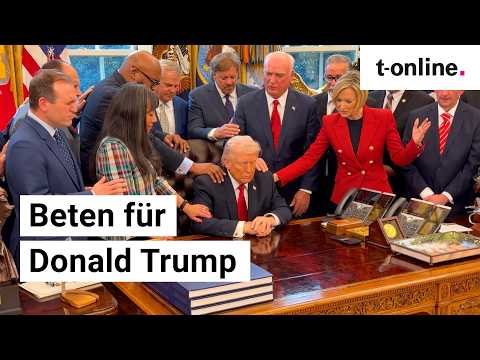 Washington: Donald Trump prays for soldiers in the Iran war