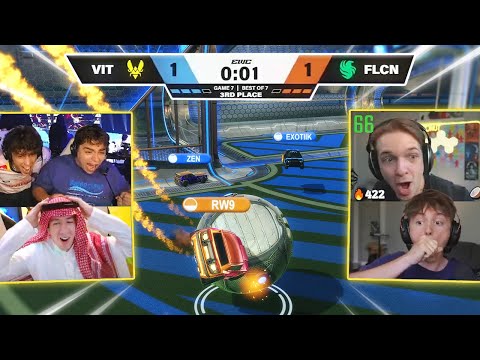 Streamers React To GREATEST MOMENTS ESPORTS WORLD CUP 2025! Insane Rocket League Pro Plays!
