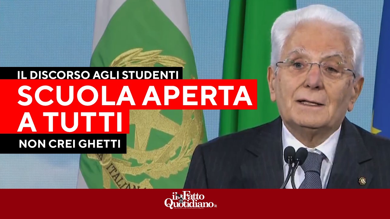 "La scuola non crei ghetti". Mattarella dopo l'annuncio di Meloni sul tetto di stranieri in classe