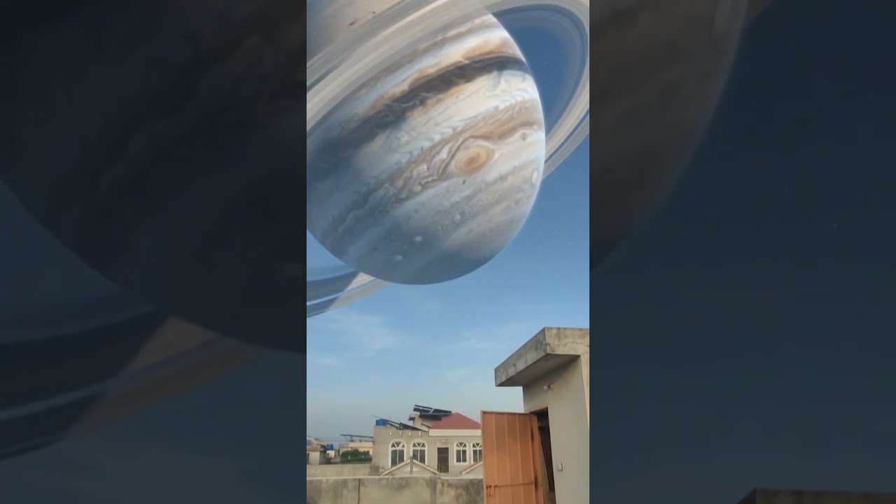 MASSIVE PLANET MATERIALIZES OVER ROOFTOP: Mind-Blowing AI VFX Spectacle!