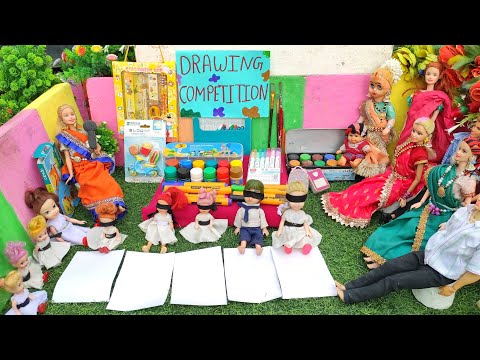 Barbie Doll All Day Routine In Indian Village/Radha Ki Kahani Part -476/Barbie Doll Bedtime Story||