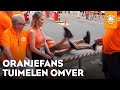 Oranjefans tuimelen omver bij foto met Hélène | DE ORANJEZOMER