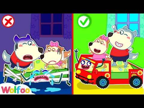 Wolfoo Makes DIY Bed Like Fire Truck | Wolfoo Family Kids Cartoon