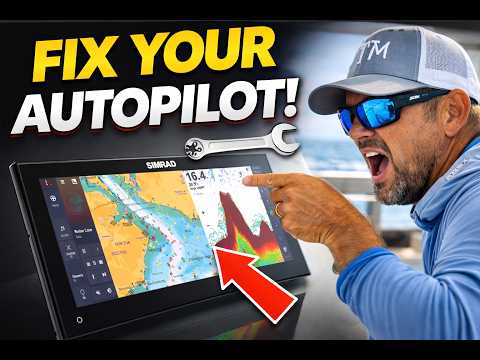 How to Auto Tune SIMRAD AP44 Autopilot 🔥 (Perfect Calibration Every Time)