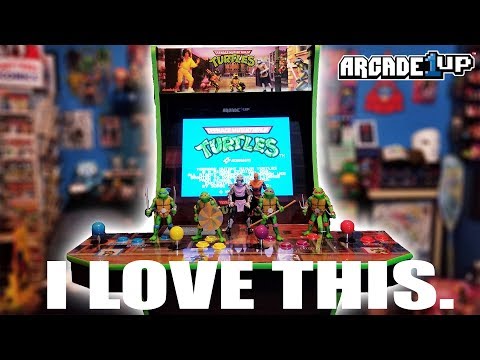 Teenage Mutant Ninja Turtles Arcade 1Up - TMNT Turtles in Time - I LOVE THIS!