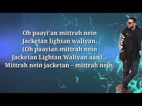 Jacketan Lightan Waliyan | Amrit Maan | Badshah | Lyric Video