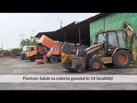 Floricon Salub va colecta gunoiul în 14 localități
