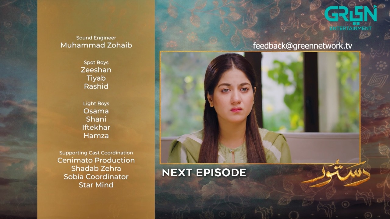 Dastoor Episode 72 ( Teaser ) 31st October 2026 | Hiba Aziz - Danial Afzal Khan | Green TV