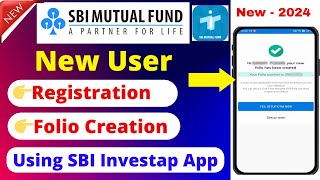 SBI Mutual Fund Registration & Folio Creation for New User | How to Create Folio in SBI Mutual Fund