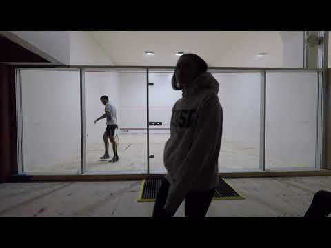 NY Squash Pro Series - Game 2 - Rasmus Hult vs Vikram Malhotra