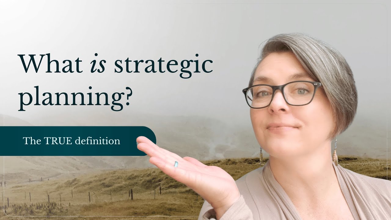 What IS strategic planning? The BEST explanation. | @ Planning School