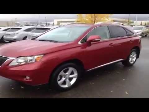 Used 2010 Red RX 350 Lexus Certified Pre Owned Premium Package 2 Edmonton
