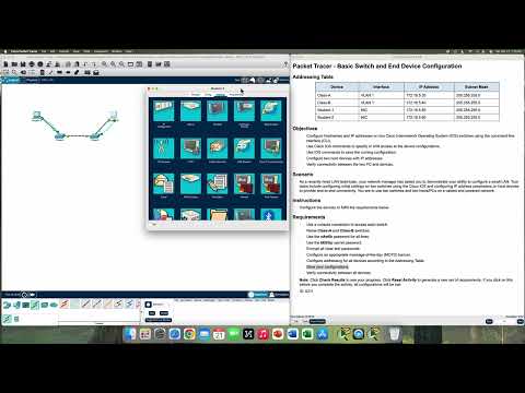 Packet tracer 2.9.1 Basic Switch and End Device Configuration Tutorial