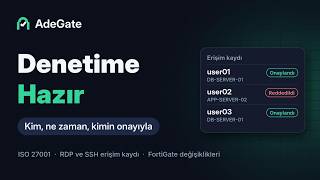 Denetçi Sorduğunda Cevap Hazır: RDP Erişim Kayıtları ve ISO 27001 Kanıtı | AdeGa