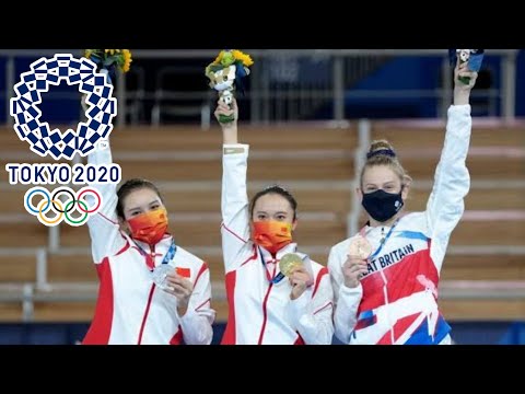 ZHU Xueying wins gold Medal in the women's trampoline gymnastics || Tokyo 2020 Olympics