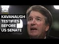 Brett Kavanaugh, Christine Blasey Ford testify before U.S. Senate — Thursday, Sept. 27 2018