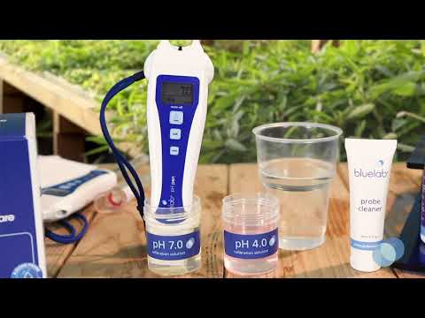Bluelab pH pen - Cleaning and calibration video
