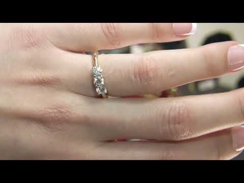 MD068 Multi Stone Diamond Engagement Ring