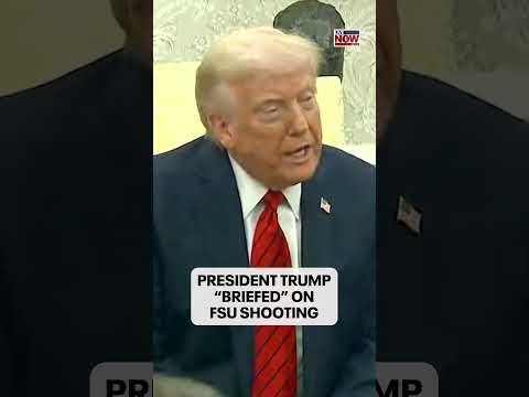 Video | President Trump says he's been briefed on Florida State shooting