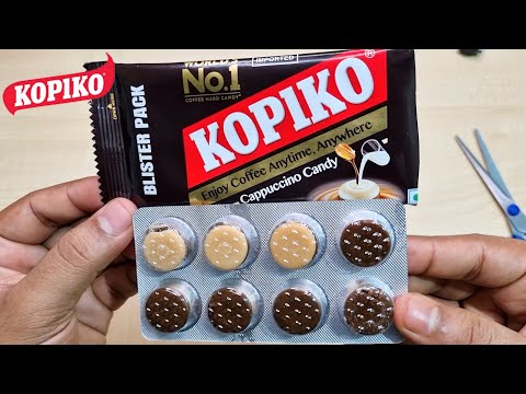 Kopiko Cappuccino Candy 24g Pack | Ingredients, Taste, Price, Ad | Kopiko Pocket Coffee Toffee Candy