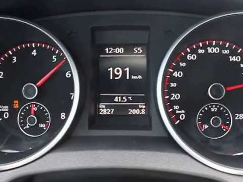MK6 GTI LAUNCH CONTROL AND TOP SPEED 0 / 255 STOCK
