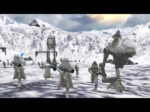 Star Wars Battlefront 2 2005 Mod Review - Hoth Empire Strikes Back