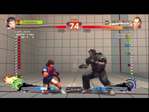 sLeePy_NovA (Sakura) Vs Ixion_90 (Dan) SSF4 AE Ranked Matches - PSN