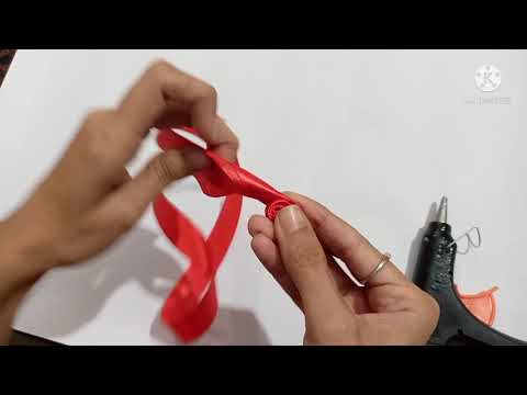 How to make Ribbon flowers.beautiful hand made flowers