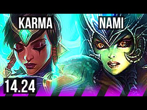 KARMA & Jinx vs NAMI & Zyra (SUP) | NA Challenger | 14.24