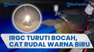 IRGC TURUTI KEMAUAN BOCAH LAKI-LAKI, Iran Cat Rudal Warna Biru