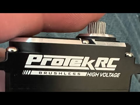X-Maxx servo upgraded! ProTek 370TBL. Quick before and after video.