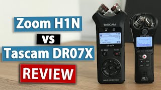 Video thumbnail for Zoom H1N vs Tascam DR07X Review and Comparison. Interference issues! by Samuel Sotiega